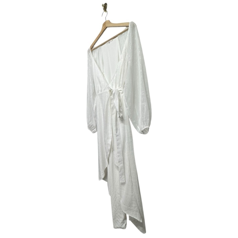 NWOT REVOLVE TULAROSA Wrap Hi-Lo Maxi Dress White S - Picture 5 of 9